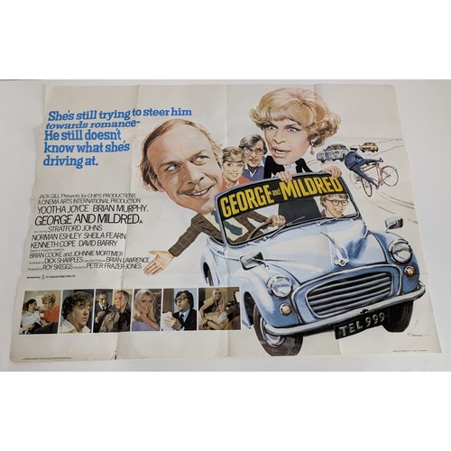 13 - GEORGE AND MILDRED (1980) – ORIGINAL BRITISH QUAD CINEMA POSTER, TOM BEAUVAIS

An original British t... 