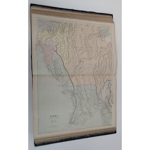 9 - STANFORD (EDWARD) – STANFORD'S LONDON ATLAS OF UNIVERSAL GEOGRAPHY, 1896 – LARGE FOLIO, 100 COLOUR M... 