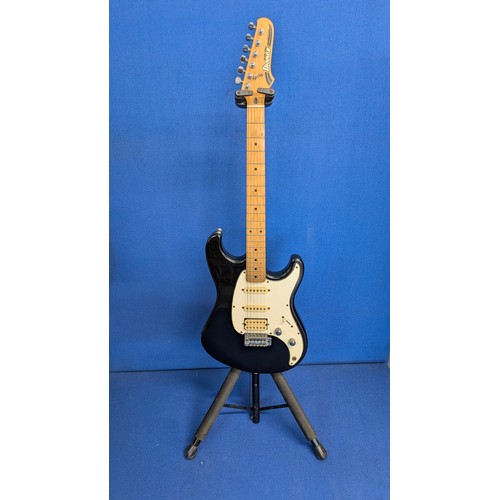 136 - Ibanez Blazer Series ‘Custom Made’ HSS electric guitar and Hercules Stand

Circa 1990s, Stratocaster... 