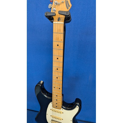 136 - Ibanez Blazer Series ‘Custom Made’ HSS electric guitar and Hercules Stand

Circa 1990s, Stratocaster... 
