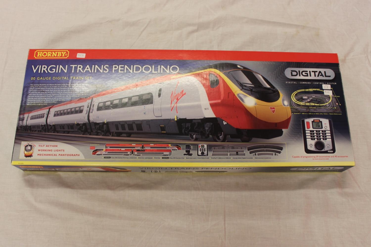 hornby virgin pendolino digital train set r1076