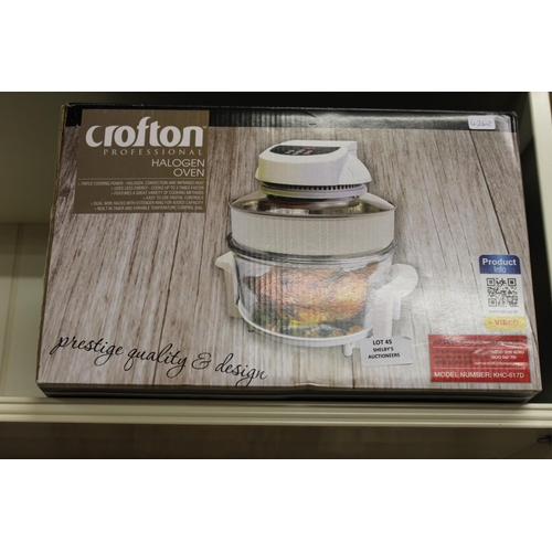 crofton halogen cooker