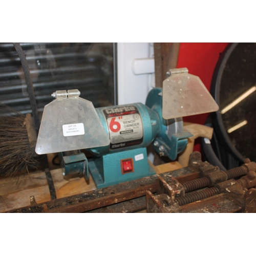 23 - 1 x Clarke 6 inch bench grinder