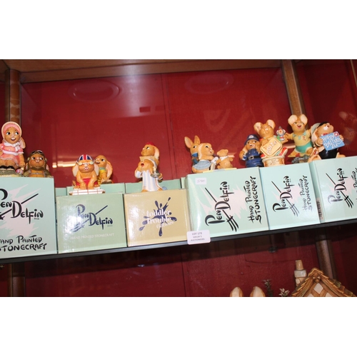 173 - Selection of various boxed pendelfin figures