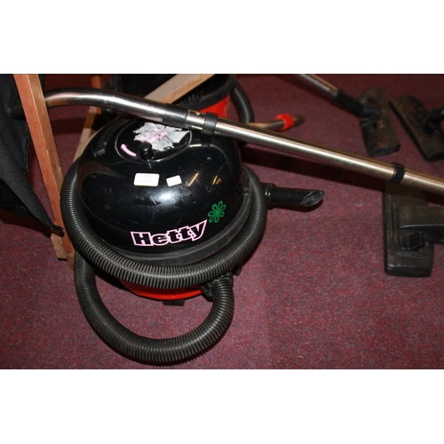 28 - 1 x numatic Henry hoover with pipe and attachment w/o