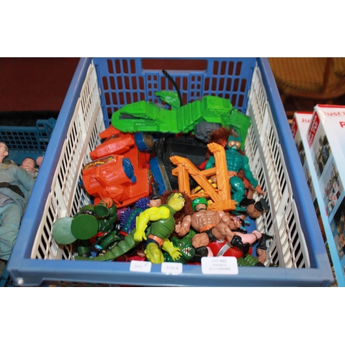 361 - Selection of various he man figures with vehicles etc