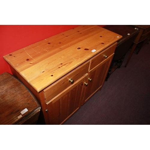 65 - 1 pine 2 drawer dresser no top