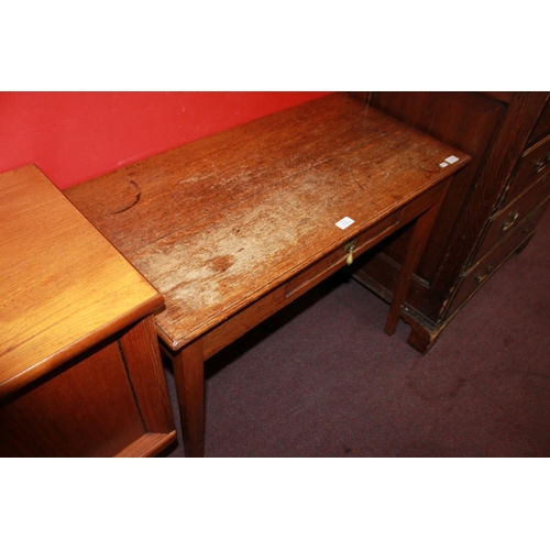 76 - 1 x Georgian oak hall table