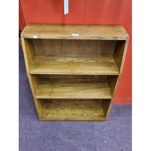 51 - Oak 1960s small bookcase