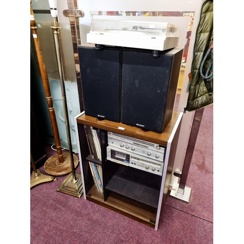 1 x sharps stacking system sa-11/with cassette deck rt-12 and turntable ...