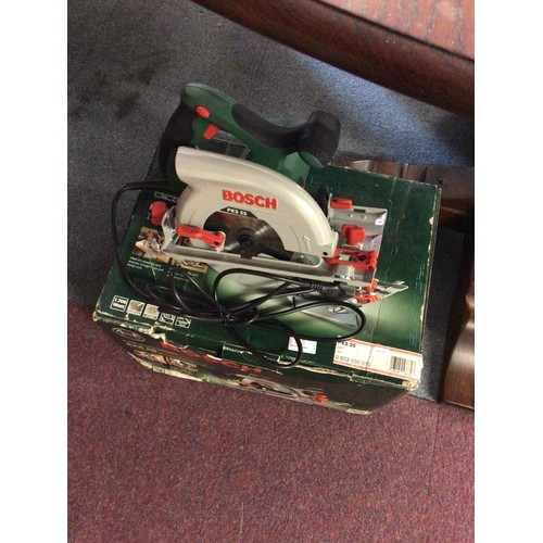 21 - 1 x bosch pks 55 1200w circular saw in box as new item