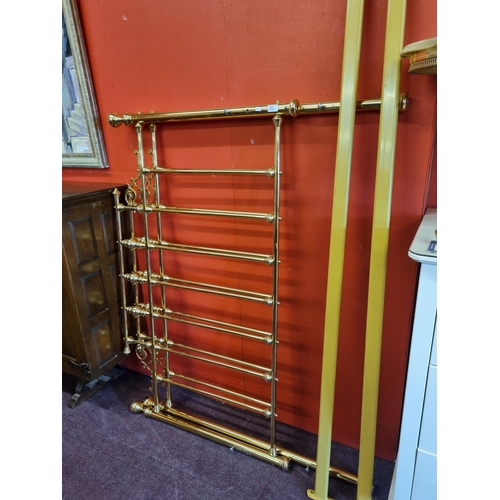 17 - 1 x double brass bed
