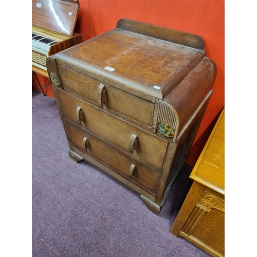 41 - 1 x 1930s 3 drawer chest of drawers...