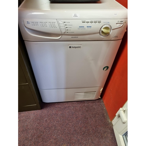 1 - 1 x hotpoint Aquarius 7 kg condenser dryer