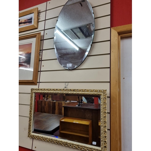 49 - 2 x various age wall mirrors