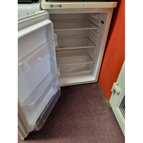 2 - 1 x white indesit a class under counter fridge