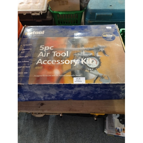 22 - 1 x nutool airtool accessories kit