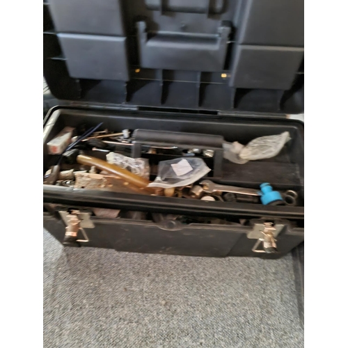 23 - 1 x tool box containing plumbing accessories