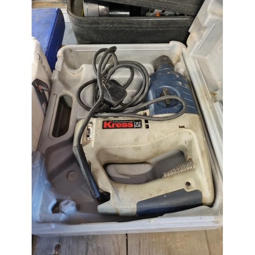 31 - 1 x cased kress sds hammer drill