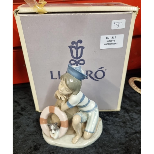 311 - 1 x lladro boxed Mondays child figure