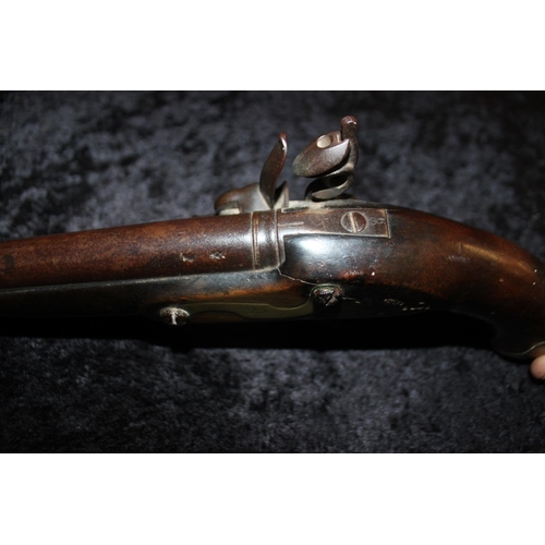 135 - 1 x circa 1700,s flintlock duelling pistol