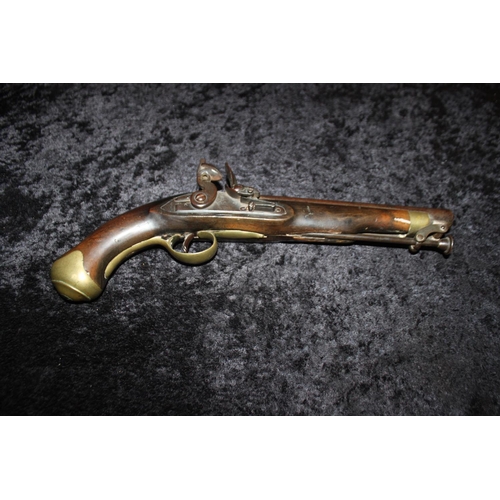 135 - 1 x circa 1700,s flintlock duelling pistol