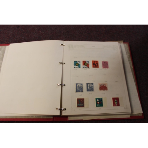 295 - 1 x stamp album containing west Germany stamps 1960 -1982