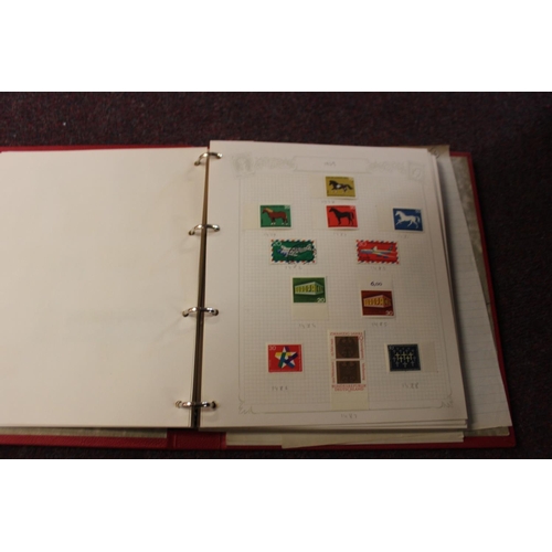 295 - 1 x stamp album containing west Germany stamps 1960 -1982