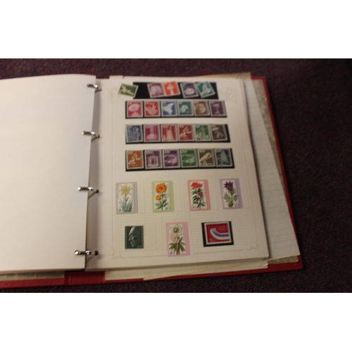 295 - 1 x stamp album containing west Germany stamps 1960 -1982