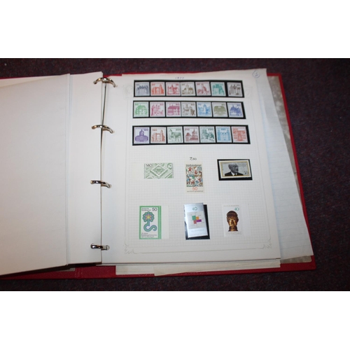 295 - 1 x stamp album containing west Germany stamps 1960 -1982