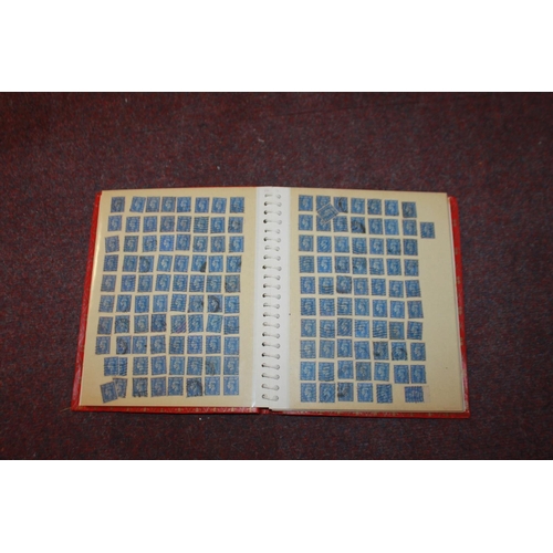 296 - 1 x stamp album containing British single stamps various dates