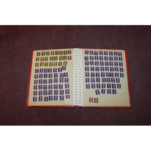 296 - 1 x stamp album containing British single stamps various dates