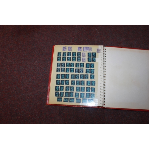 296 - 1 x stamp album containing British single stamps various dates