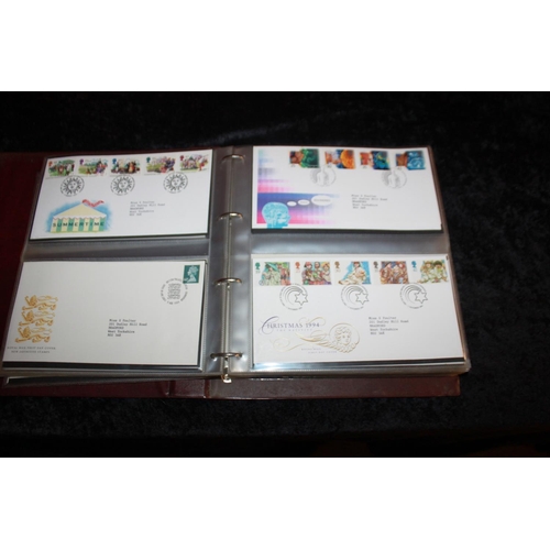 297 - Royal Mail first day cover album containing first day covers 1992 onwards