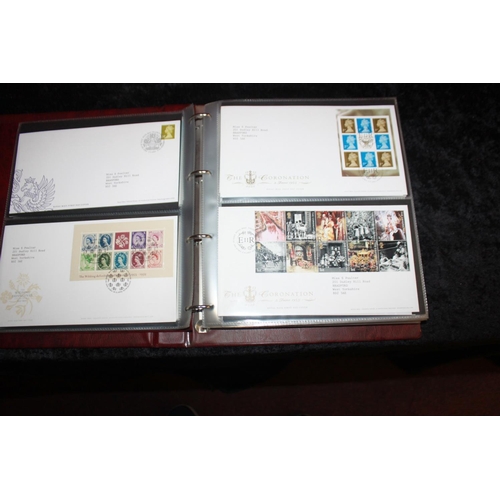 298 - 1 x Royal Mail first day cover album containing first day covers 2002