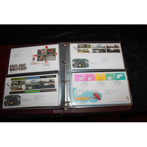 298 - 1 x Royal Mail first day cover album containing first day covers 2002