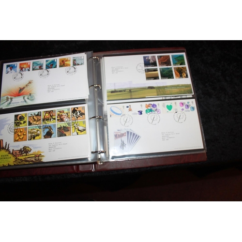 298 - 1 x Royal Mail first day cover album containing first day covers 2002