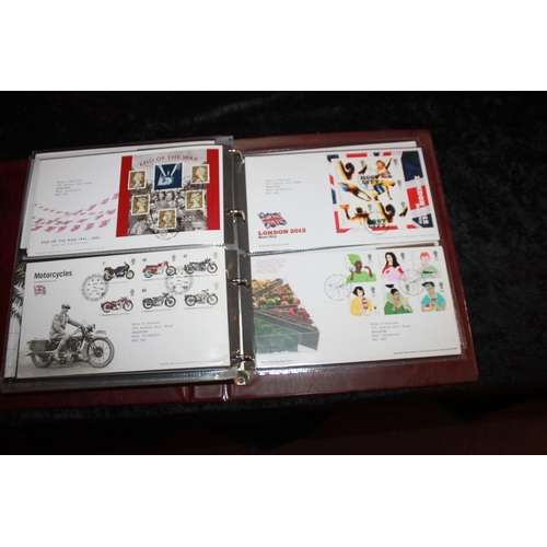 298 - 1 x Royal Mail first day cover album containing first day covers 2002