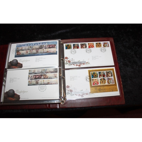 298 - 1 x Royal Mail first day cover album containing first day covers 2002