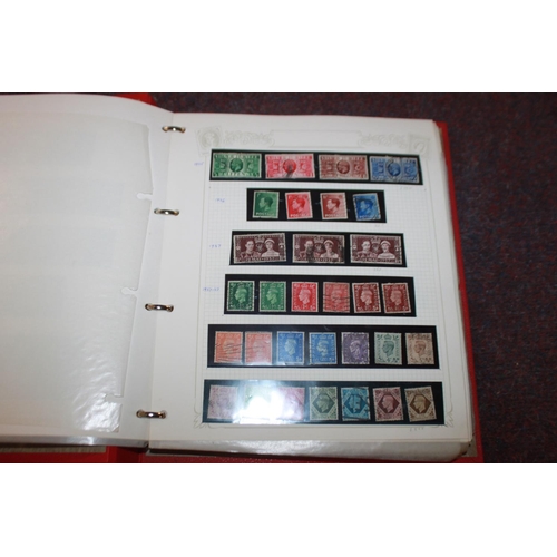 303 - q x album containing British stamps from 1887-1976