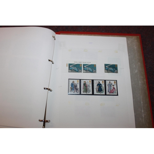 303 - q x album containing British stamps from 1887-1976