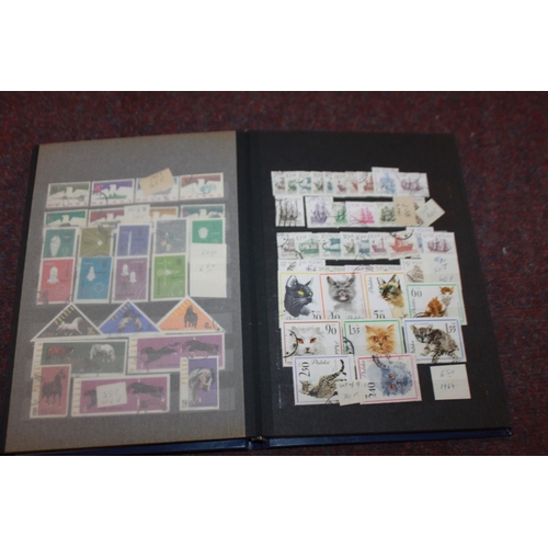 307 - 1 x stamp album containing polish stamps 1925 onwards