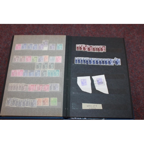 310 - 1 x stamp album containing Isle of Man ,Northern Ireland Scotland etc stamps 1948 onwards