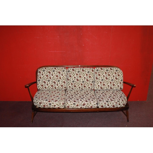 59 - 1 x 1960s Ercol 3 seater sofa