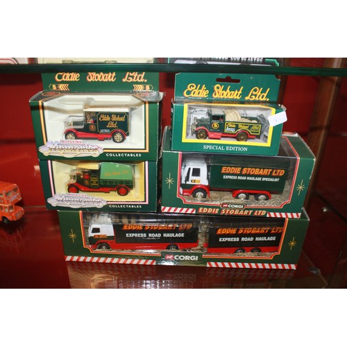 472 - 5 x various boxed Eddie stobart vehicles boxes have wear vehicles in good condition