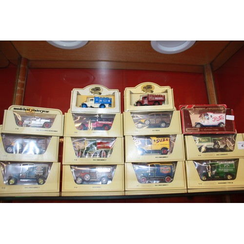 474 - 14 x various boxed matchbox yesteryears vehicles