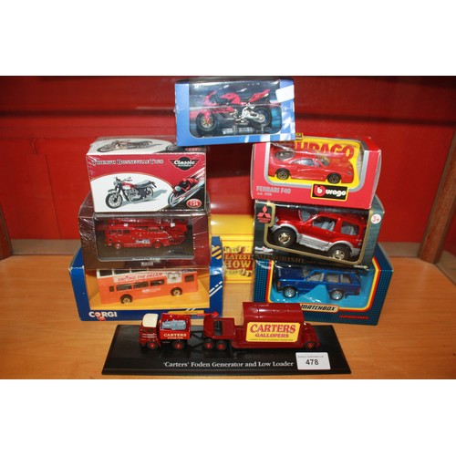 478 - 1 x the greatest show carters steam fair model boxed with 7 boxed in good condition collectors model... 