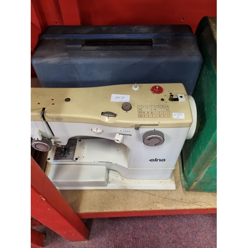 357 - One vintage Elna sewing machine