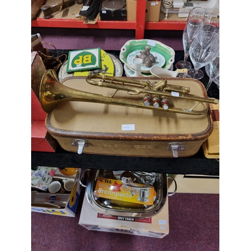 406 - One brass trumpet melody maker foreign