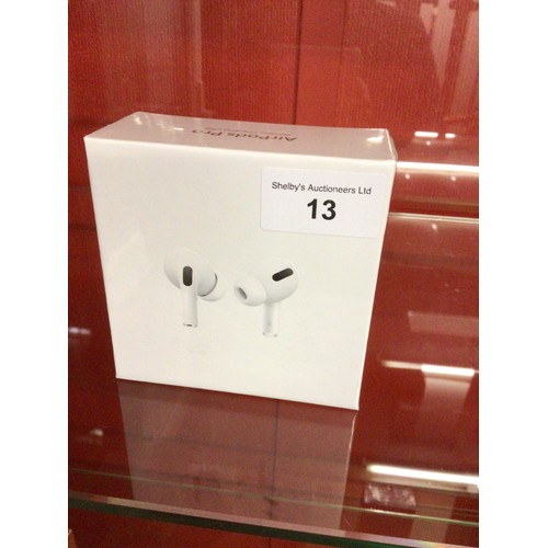 13 - two pair of air pods sealed new in box